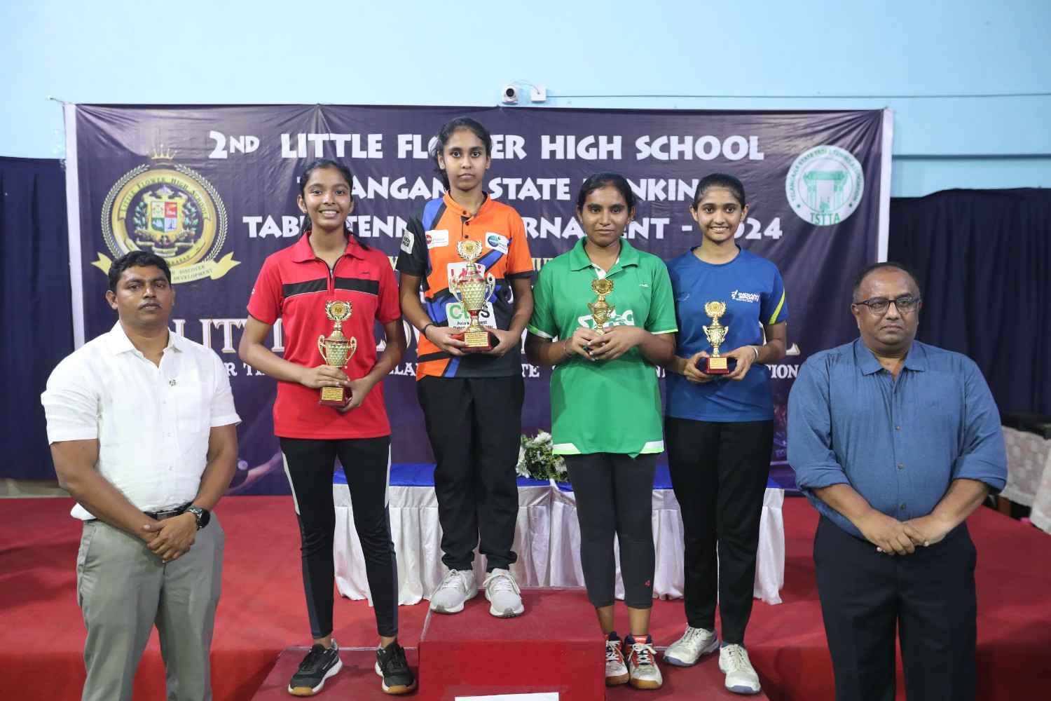 2nd LITTLE FLOWER HIGH SCHOOL TELANGANA STATE RANKING TABLE TENNIS TOURNAMENT - 2024