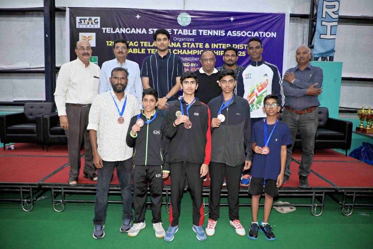 12th STAG Telangana State & Inter District Table Tennis Championships 2025