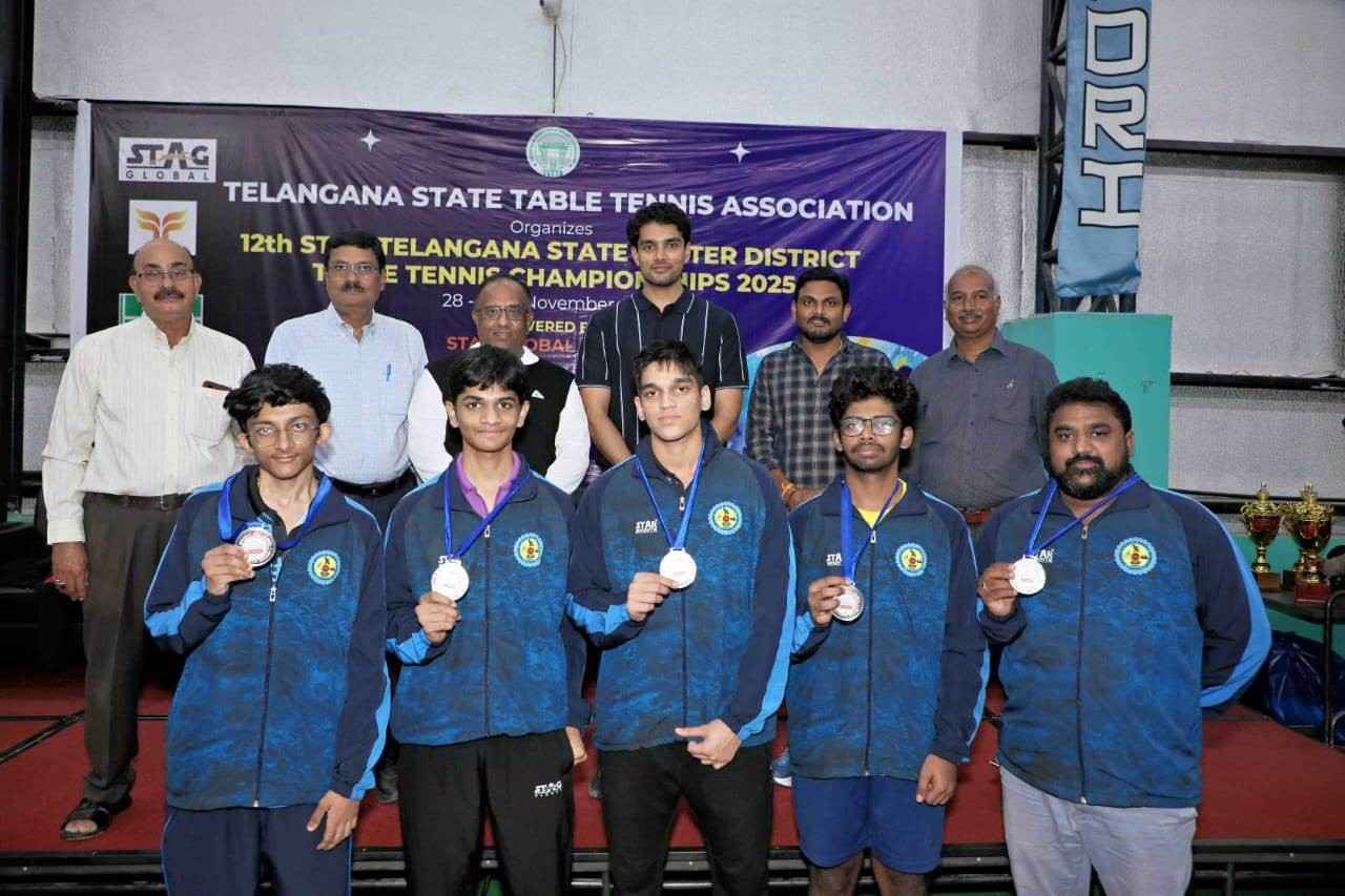 12th STAG Telangana State & Inter District Table Tennis Championships 2025