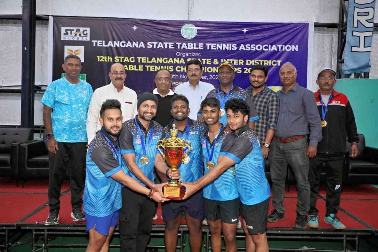 12th STAG Telangana State & Inter District Table Tennis Championships 2025