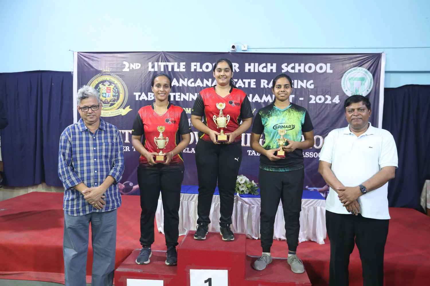 2nd LITTLE FLOWER HIGH SCHOOL TELANGANA STATE RANKING TABLE TENNIS TOURNAMENT - 2024
