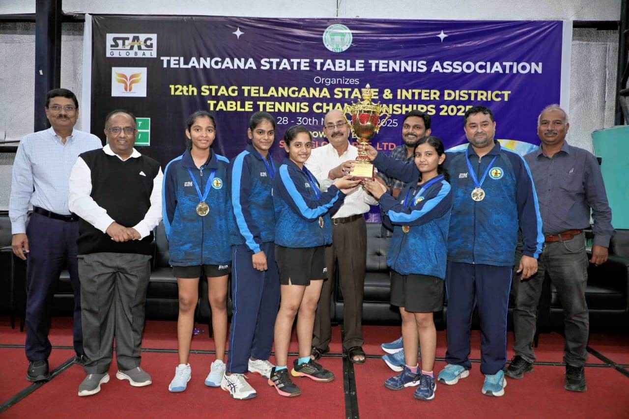 12th STAG Telangana State & Inter District Table Tennis Championships 2025