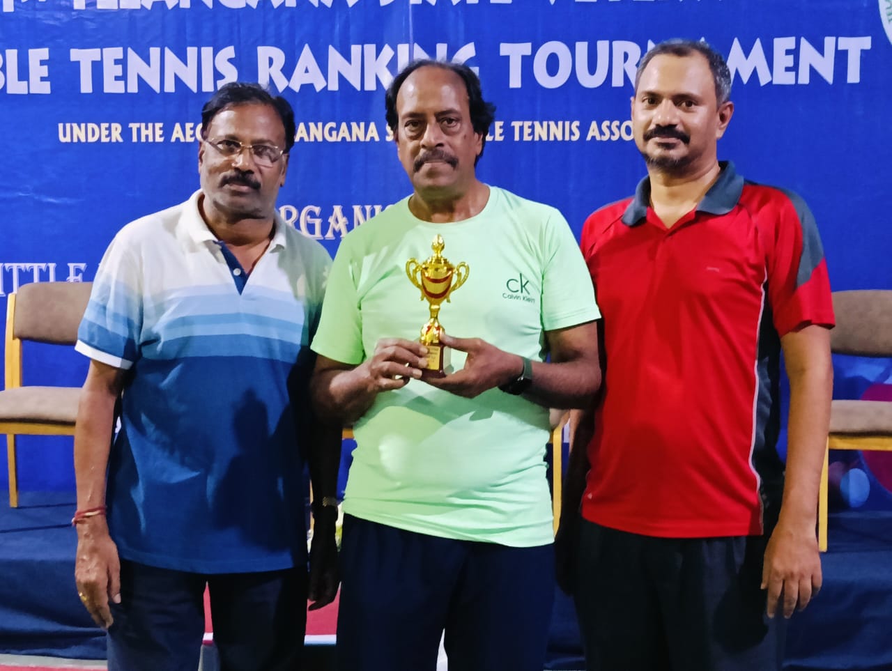 1st Telangana State Veterans Table Tennis Ranking Tournament-2024