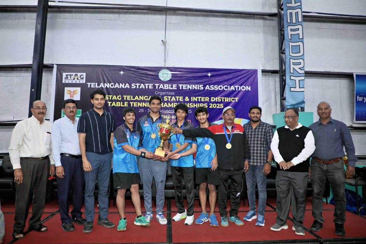 12th STAG Telangana State & Inter District Table Tennis Championships 2025