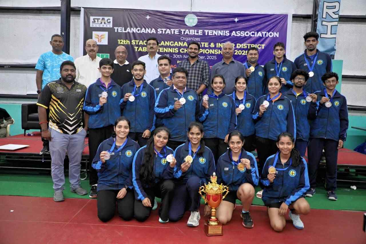 12th STAG Telangana State & Inter District Table Tennis Championships 2025