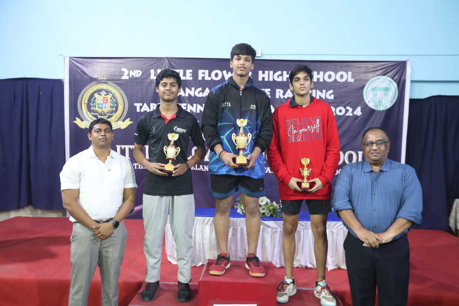 2nd LITTLE FLOWER HIGH SCHOOL TELANGANA STATE RANKING TABLE TENNIS TOURNAMENT - 2024