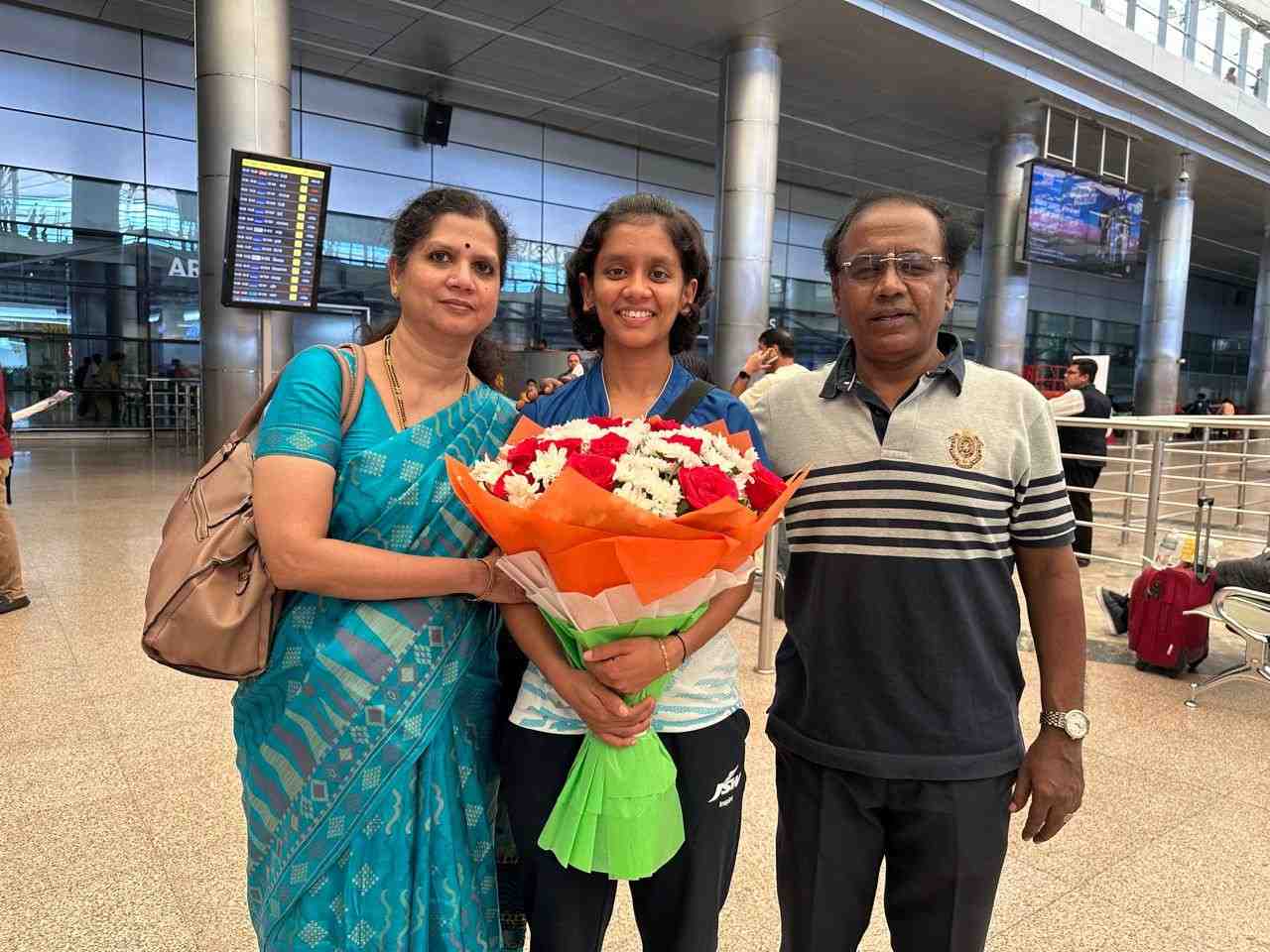 TSTTA WELCOMES SREEJA AKULA BACK FROM PARIS OLYMPICS 2024