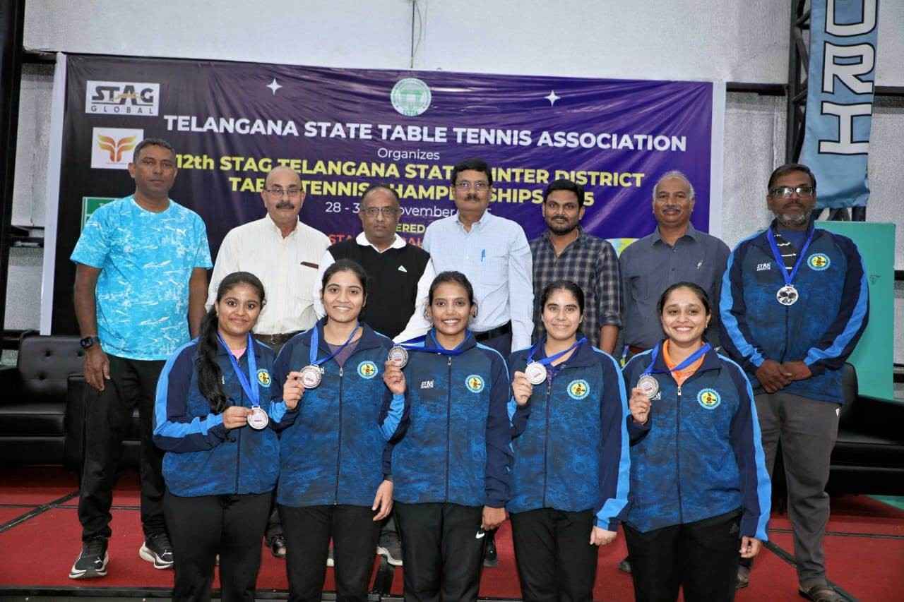 12th STAG Telangana State & Inter District Table Tennis Championships 2025