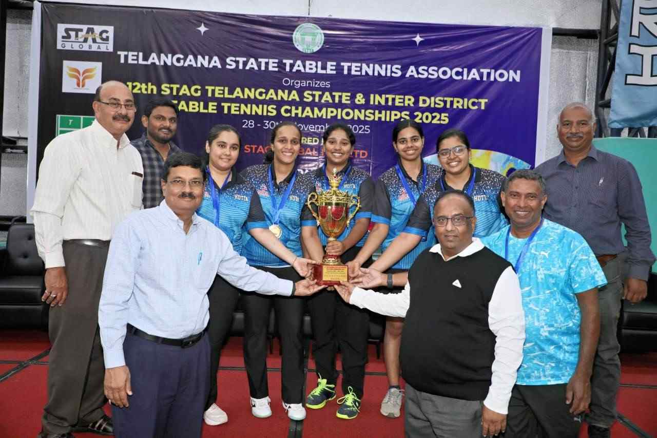12th STAG Telangana State & Inter District Table Tennis Championships 2025