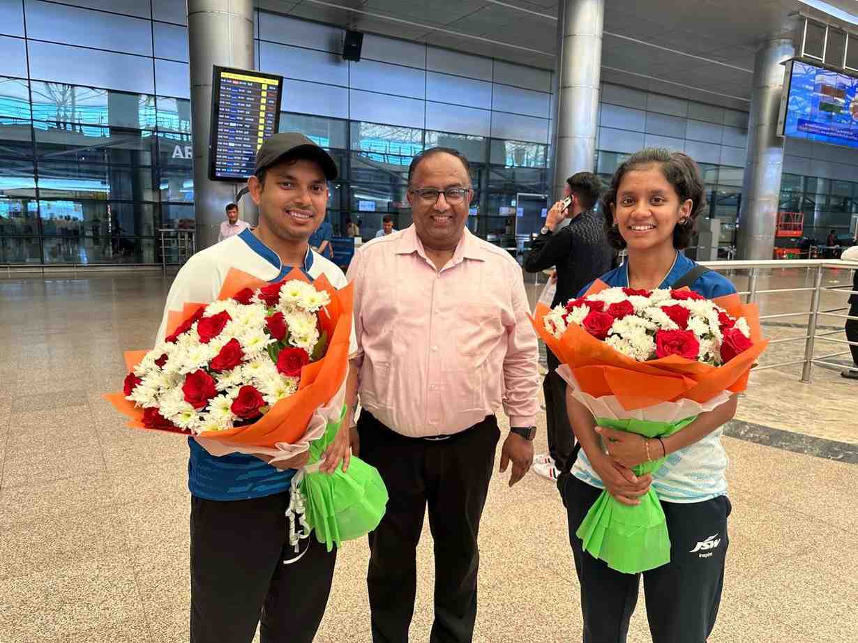 TSTTA WELCOMES SREEJA AKULA BACK FROM PARIS OLYMPICS 2024